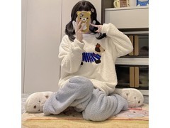 都市丽人加绒睡衣82.9元抢