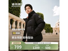 波司登学生面包服羽绒服京东5折！