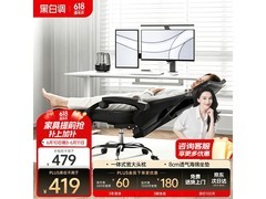 黑白调P4 Pro人体工学椅耀黑款