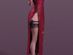 3D艺术家发布高精度艾达·王转台动画，材质与造型极致写实