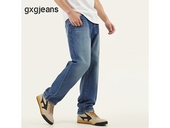 gxgjeans复古宽松牛仔裤92元