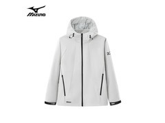 美津浓L码米白户外风衣5折仅164元