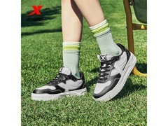 特步夏季厚底小白鞋，京东5折仅55元