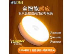 艾勒丝汀感应灯京东特惠，39减30仅9.9元