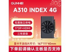GUNNIR 锐炫 Arc A310 4G 显卡立减后 466 元