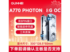 GUNNIR ARC A770 Photon OC 8G显卡优惠购