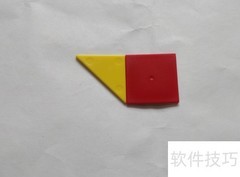 七巧板拼百灵鸟展翅