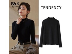 班尼路S&K半高领打底衫49.9元抢