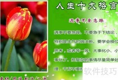 音画人生：PS格言教程