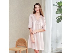 美标真丝睡裙203元到手