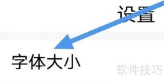 早看天下字体大小设置方法