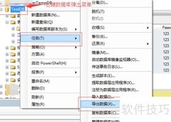 SQL Server数据导出CSV