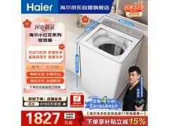 海尔小红花洗衣机10kg，京东低至2149元