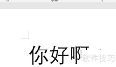 Word文本格式设置技巧