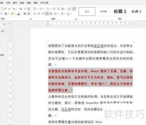 用格式刷快速复制文本格式