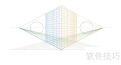 用Ai透视网格绘立体图