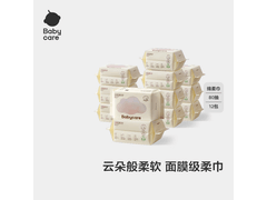 babycare小熊巾12包80抽/包，满200减80仅149.9元