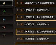 一念逍遥五行法则升级攻略