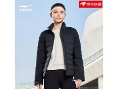 鸿星尔克羽绒外套163元抢