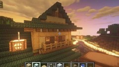 我的世界：移动版悬山顶建造