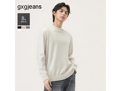 gxgjeans羊毛半高领毛衣2025冬款低至111元