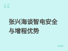 张兴海谈智能电动汽车安全与增程技术：322亿公里实证高质量发展路径