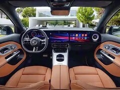 全新一代奔驰GLB亮相：七座布局+三联屏+纯电动力