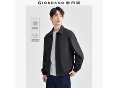 佐丹奴男士翻领拉链夹克5折仅99.95元