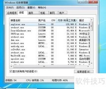 任务管理器查看进程句柄数