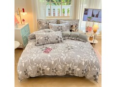 多兰诗牛奶绒四件套99元抢