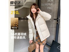 雪中飞极寒羽绒服活动最后1天5折！