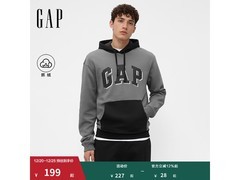 Gap连帽抓绒卫衣111元
