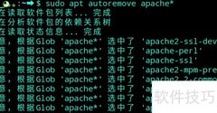 deepin彻底卸载Apache方法