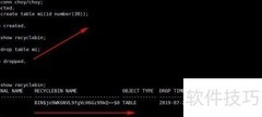 Oracle回收站维护技巧