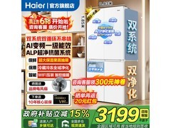 海尔小红花冰箱京东特惠，低至3072元