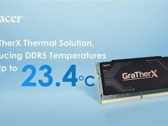 宇瞻推工业级GraTherX散热技术：0.17mm超薄双面导热，DDR5温降23.4℃