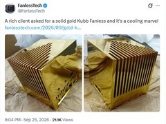 全球首款全纯金Kubb无风扇迷你主机发布，售价170万美元