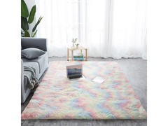 KAYE长绒彩虹地毯，京东低至24.9元！