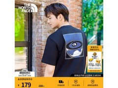 北面男士户外圆领T恤，低至154元！