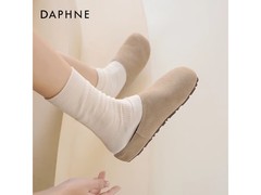 达芙妮真皮半拖鞋99.9元