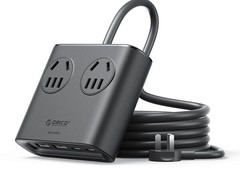 奥睿科小方砖8合1插座18.19元