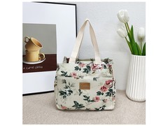 新款帆布手提便当包，卡通印花，到手仅19.01元