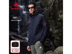 MAMMUT男连帽防风软壳夹克