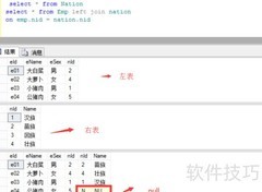 SQL表连接查询技巧