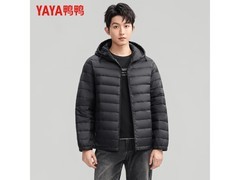 鸭鸭羽绒服男短款129元抢