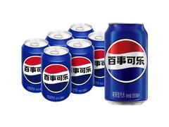 百事可乐330ml*6听整箱，原价9.9元满9减3仅6.9元