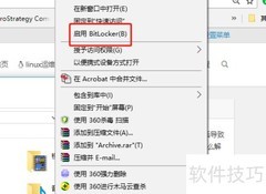 Windows系统U盘加密方法