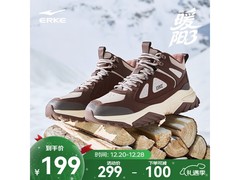 鸿星尔克暖阳3加绒鞋154元抢