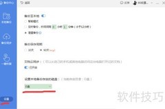 WPS云文档备份优化