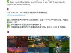 NVIDIA开源NitroGen：基于千款游戏的具身智能基础模型